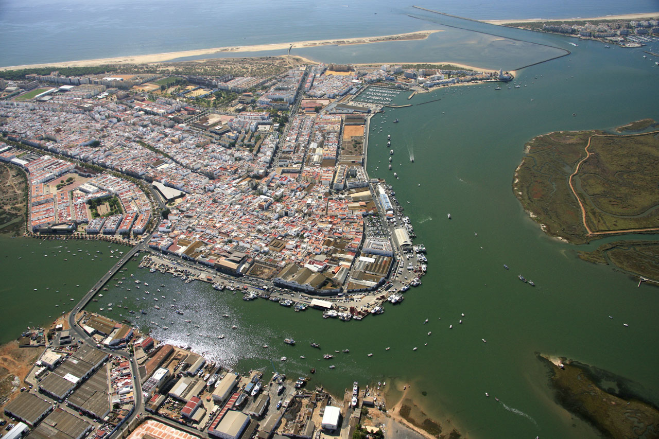Vista aérea de Isla Cristina